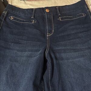 Seven7 Women's Deep Indigo Boot Cut Jeans